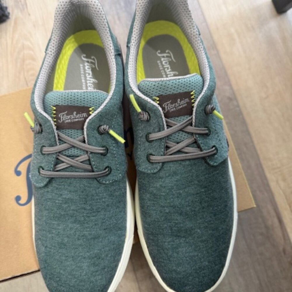 NEW Florsheim Crossover CnVel Green/Grey Men's 8